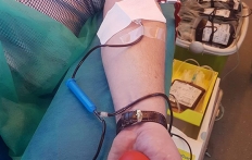 Akcja poboru krwi przy KPP w Pucku_5