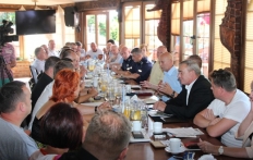 Nadzwyczajne posiedzenie Zarządu Wojewódzkiego NSZZ Policjantów (2014)