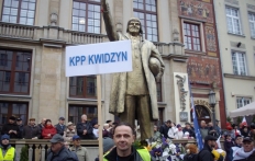 ZT NSZZP KPP w Kwidzynie obecny na manifestacji w Gdańsku (2013)