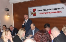 Posiedzenie sprawozdawczo-wyborcze Zarządu Wojewódzkiego Forum Związków  Zawodowych woj. pomorskiego_25