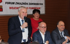 Posiedzenie sprawozdawczo-wyborcze Zarządu Wojewódzkiego Forum Związków  Zawodowych woj. pomorskiego_26